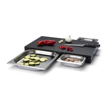 Continenta C5328 - Conjunto tábua de corte 49,5x32,5 cm + 3x tigelas Duracore