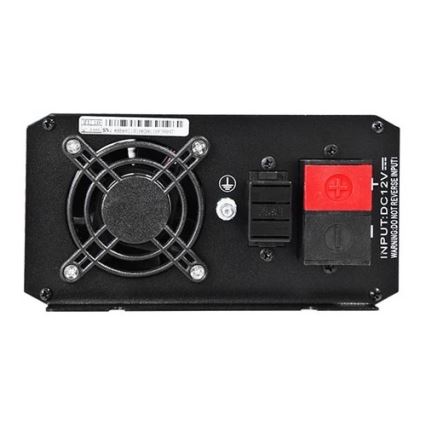 Conversor de voltagem CARSPA 600W/12/230V + controlo remoto com fio