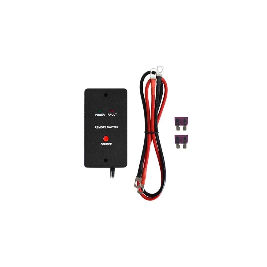 Conversor de voltagem CARSPA 600W/12/230V + controlo remoto com fio