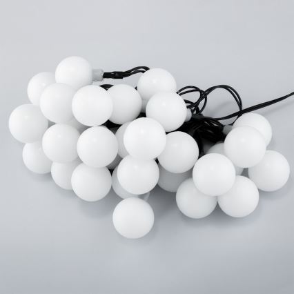 Cadeia de Luzes Solar LED RGB PARTY 30xLED/1,2V 400 mAh 3,9 m IP44