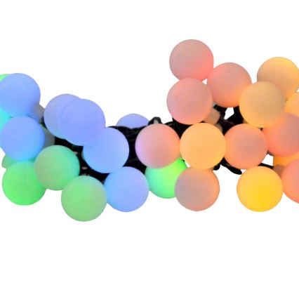 Cadeia de Luzes Solar LED RGB PARTY 30xLED/1,2V 400 mAh 3,9 m IP44