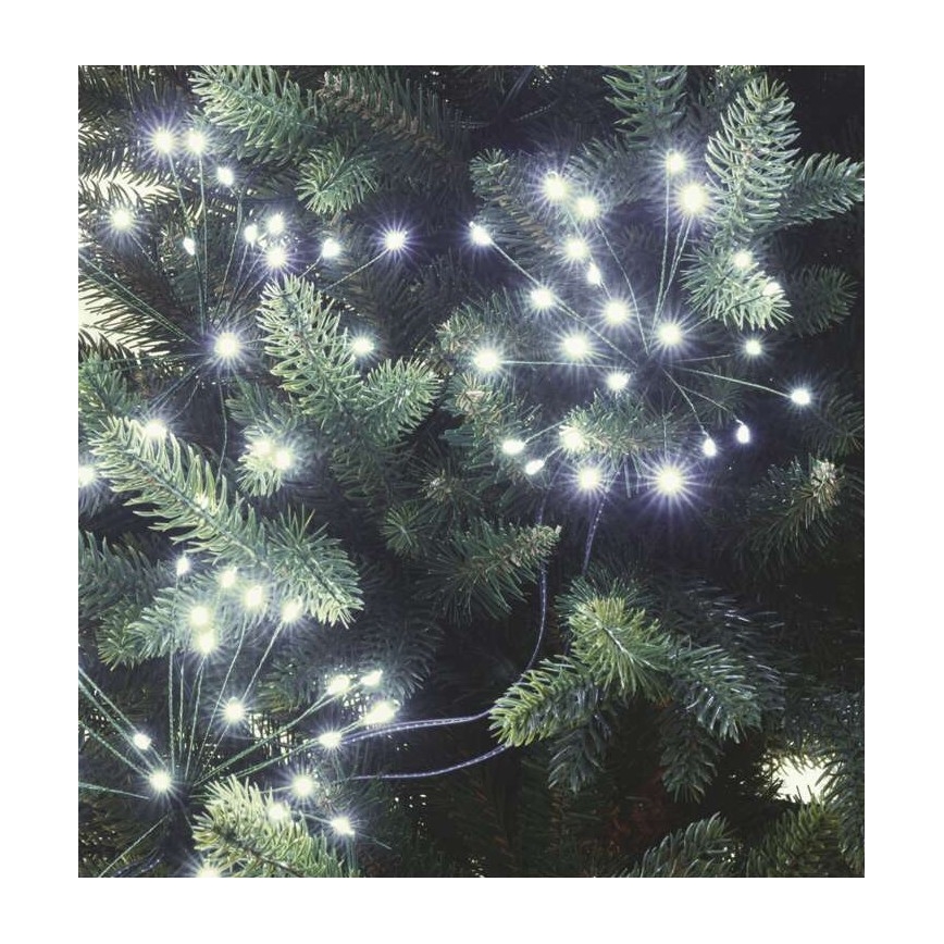 Cordão de LED 300 LEDs / 8,2 m — branco frio