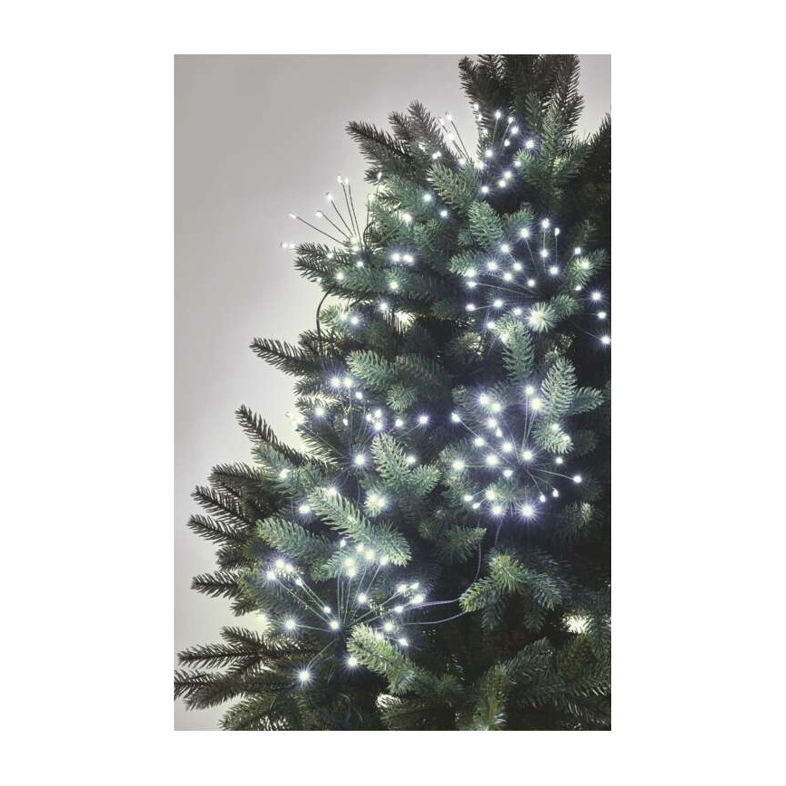 Cordão de LED 450 LEDs 8+3 m branco frio