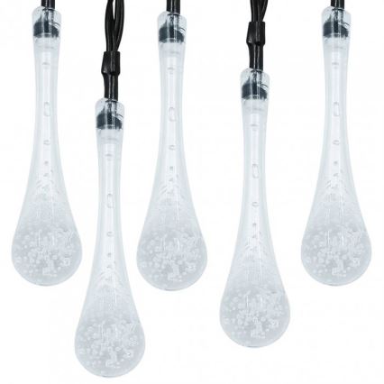 Cordão de LED solar com sensor crepuscular 20xLED/0,72W/1,2V 600 mAh 4,7m IP44