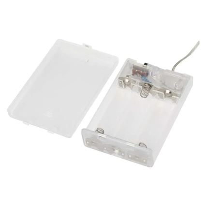 Cordão de luzes de Natal LED 40xLED/3xAA 1,5 m branco quente