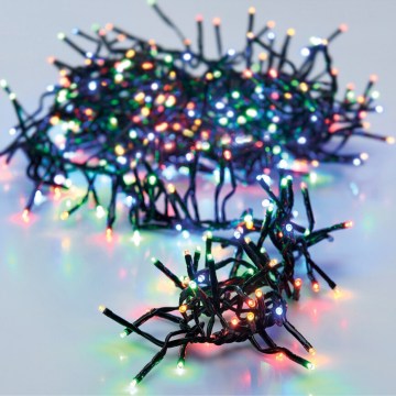 Cordão de luzes de Natal LED para exterior 1512xLED/230V/8 funções 14 m IP44 multicolorido