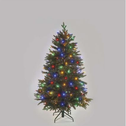 Cordão de luzes de Natal para exterior LED, 180 LEDs / 23 m, IP44, multicolorido