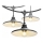 Cordão de luzes decorativo para exterior CRETE 10xE27/230V 15m IP44