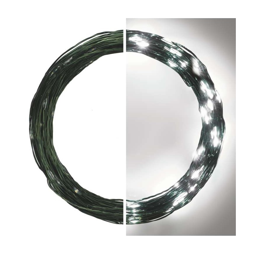 Cordão de luzes LED de Natal para exterior 150xLED/20m IP44 branco frio