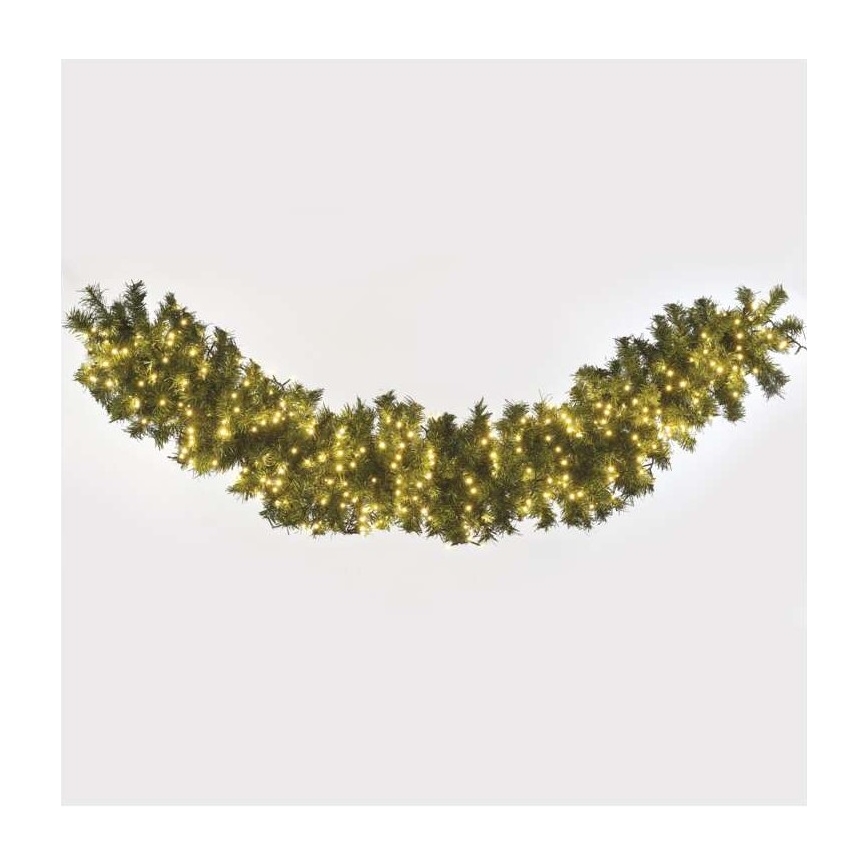 Cordão de luzes LED de Natal para exterior 400 LEDs/13 m IP44 branco quente
