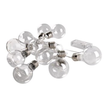 Cordão de luzes LED decorativo SMOLDER 2,1 m 10xLED/2xAA
