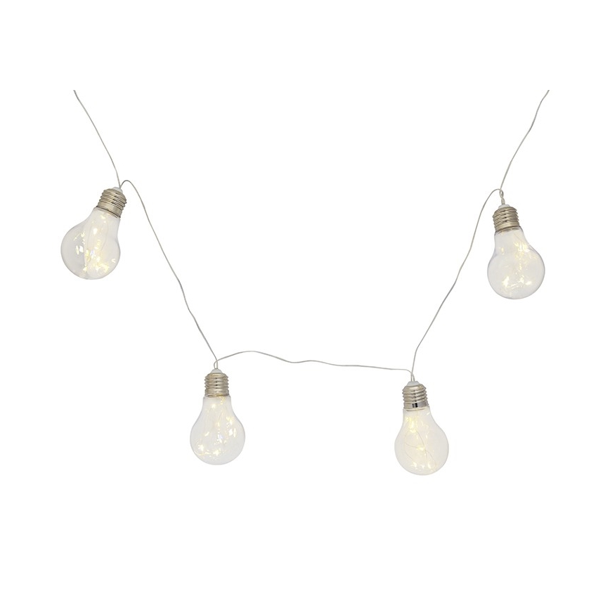 Cordão de luzes LED decorativo SMOLDER 2,1 m 10xLED/2xAA