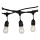 Cordão de luzes para exterior STRING 15m 15xE27/25W/230V IP54
