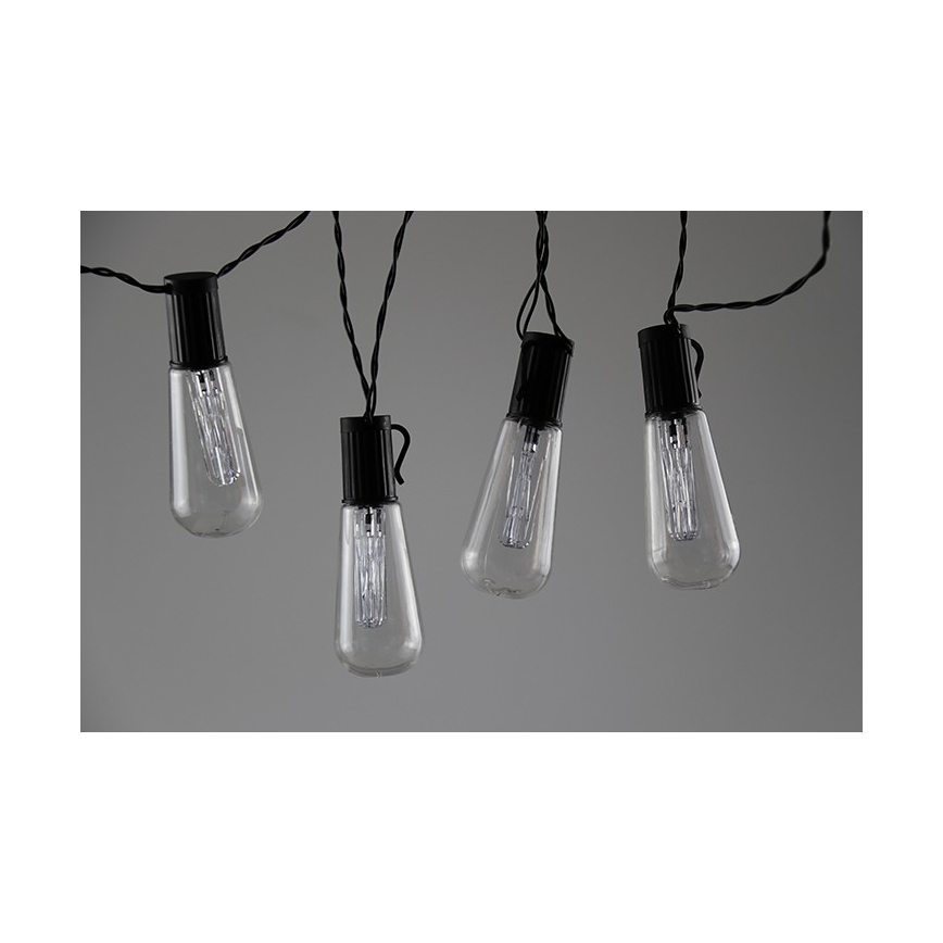 Cordão decorativo LED EDISON 2,65 m 10xLED/2xAA