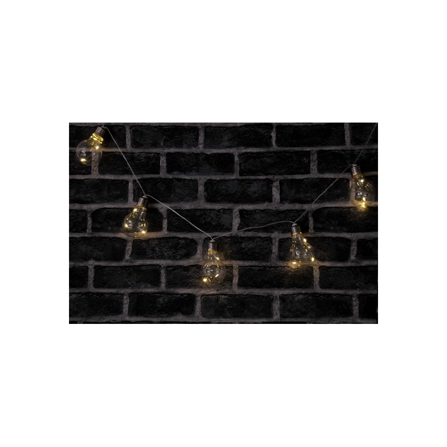 Cordão decorativo LED SMOLDER 2,1 m 10xLED/2xAA