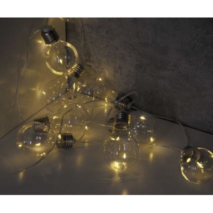 Cordão decorativo LED SMOLDER 2,1 m 10xLED/2xAA