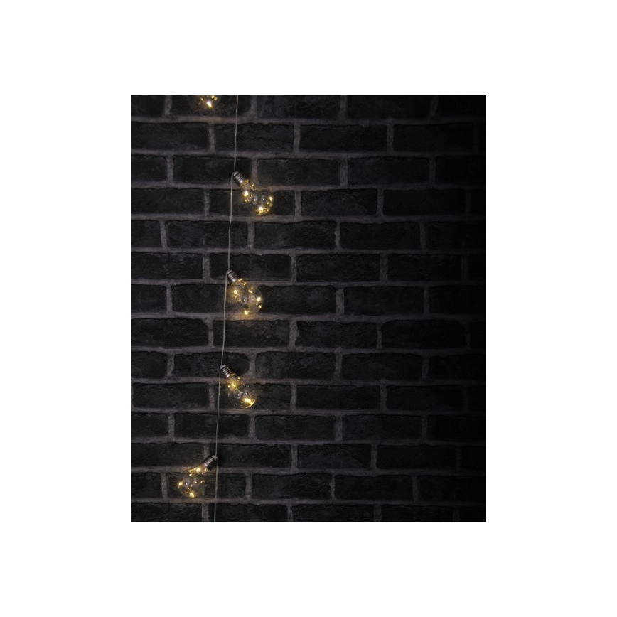 Cordão decorativo LED SMOLDER 2,1 m 10xLED/2xAA
