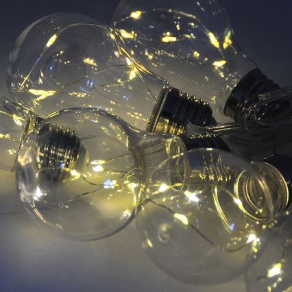 Cordão decorativo LED SMOLDER 2,1 m 10xLED/2xAA