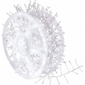 Cordão LED para exterior 1440 LEDs / 8 funções, 14,4 m, IP44, branco frio