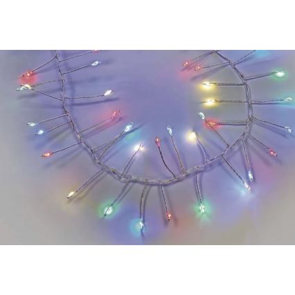 Cordão LED para exterior 1440 LEDs/8 funções 14,4 m IP44 multicolorido