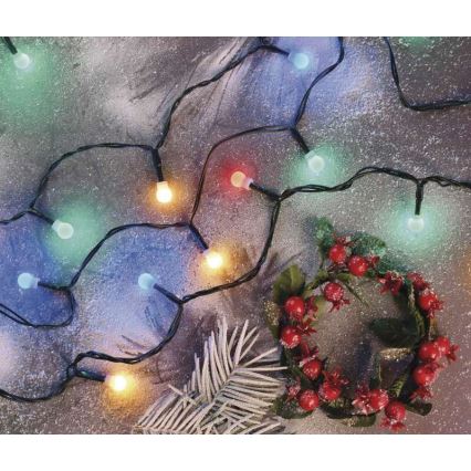 Cordão LED para exterior 480 LEDs / 53 m IP44 multicolorido