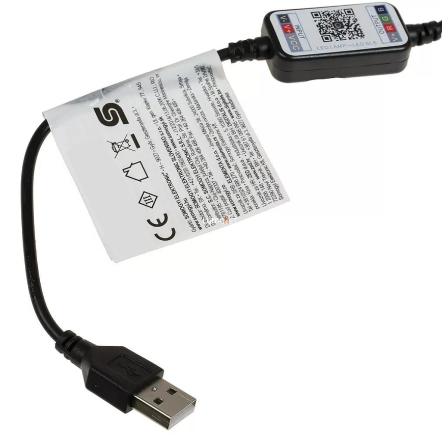 Cordão LED RGB dimerizável, 100 LEDs / 29 funções, 10,4 m