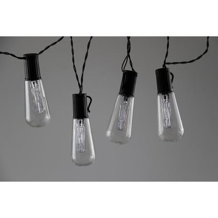 Cordão luminoso decorativo LED EDISON 2,65 m 10xLED/2xAA