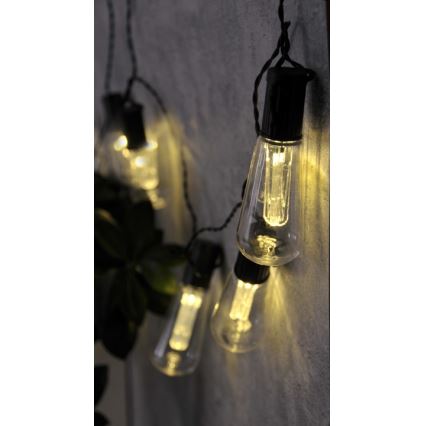 Cordão luminoso decorativo LED EDISON 2,65 m 10xLED/2xAA