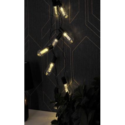 Cordão luminoso decorativo LED EDISON 2,65 m 10xLED/2xAA