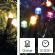 Corrente de Natal exterior LED 100xLED/8 modos 15m IP44 branco quente/multicolor