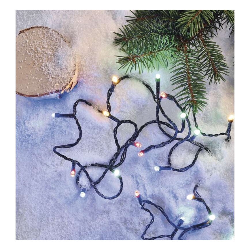 Corrente de Natal exterior LED 120xLED/8 modos 17m IP44 multicolor