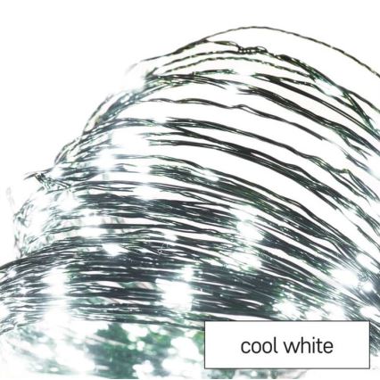 Corrente de Natal exterior LED 150xLED/20m IP44 branco frio