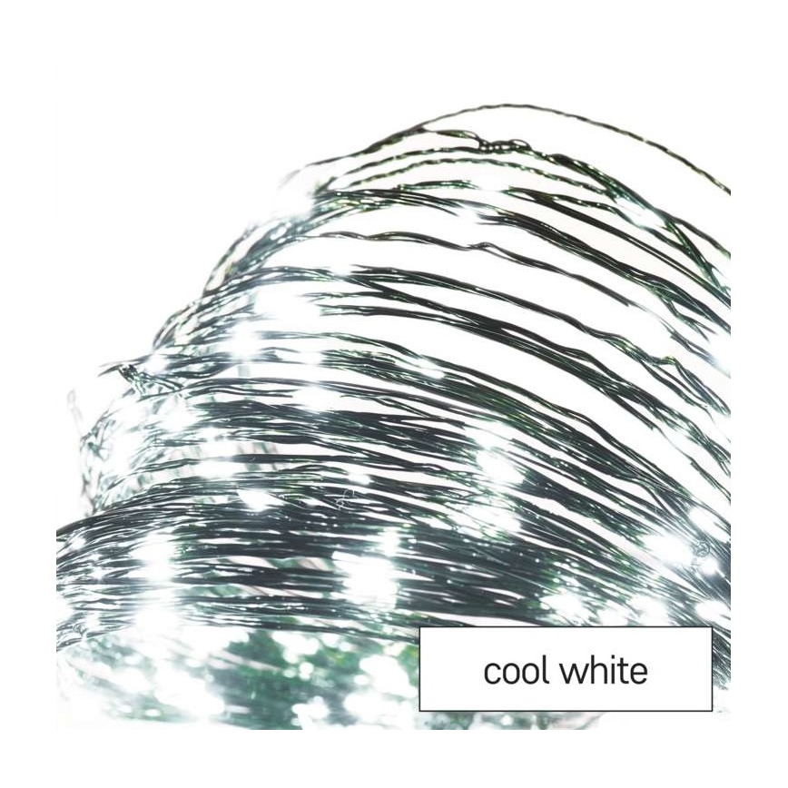 Corrente de Natal exterior LED 150xLED/20m IP44 branco frio