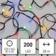 Corrente de Natal exterior LED 200xLED/8 modos 25m IP44 multicolor