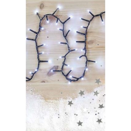 Corrente de Natal exterior LED 300xLED/11m IP44 branco frio