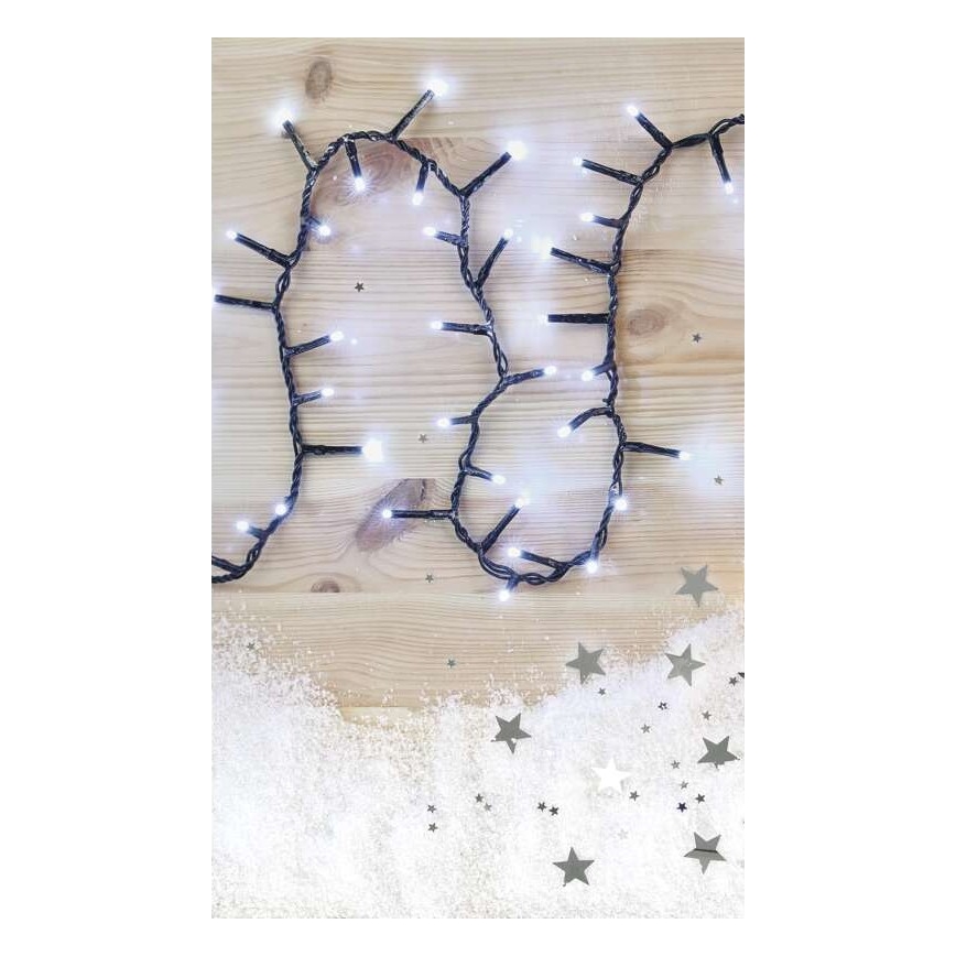 Corrente de Natal exterior LED 300xLED/11m IP44 branco frio