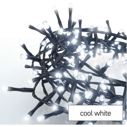 Corrente de Natal exterior LED 300xLED/11m IP44 branco frio