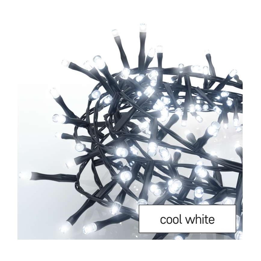 Corrente de Natal exterior LED 300xLED/11m IP44 branco frio