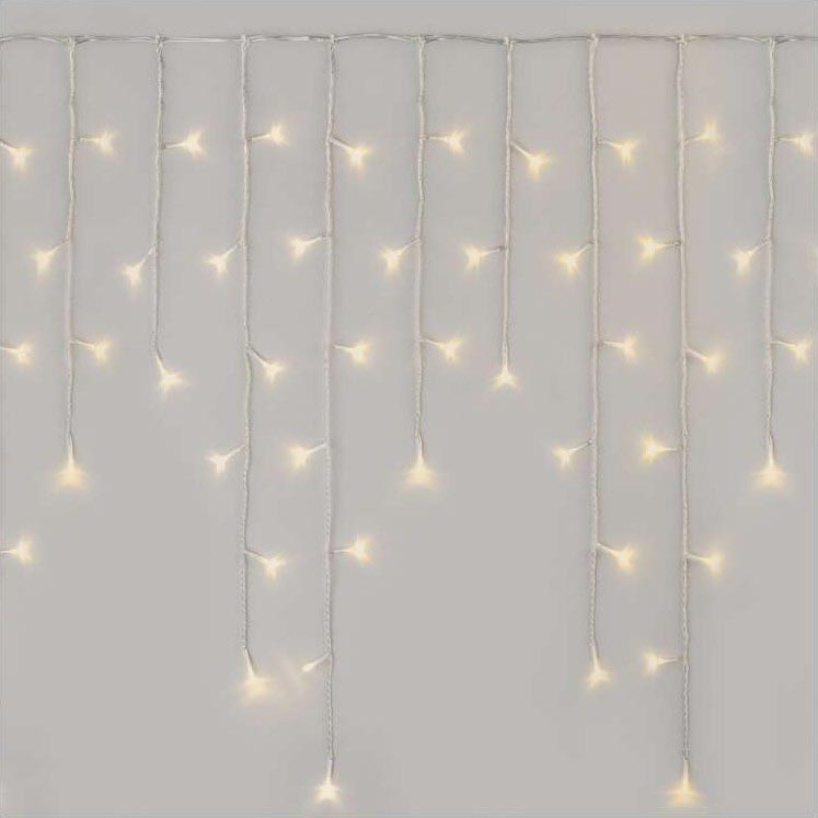 Corrente de Natal exterior LED 300xLED/8 modos 10m IP44 branco quente + controlo remoto