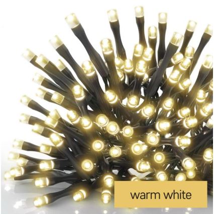 Corrente de Natal exterior LED 40xLED/3,3m IP44 branco quente