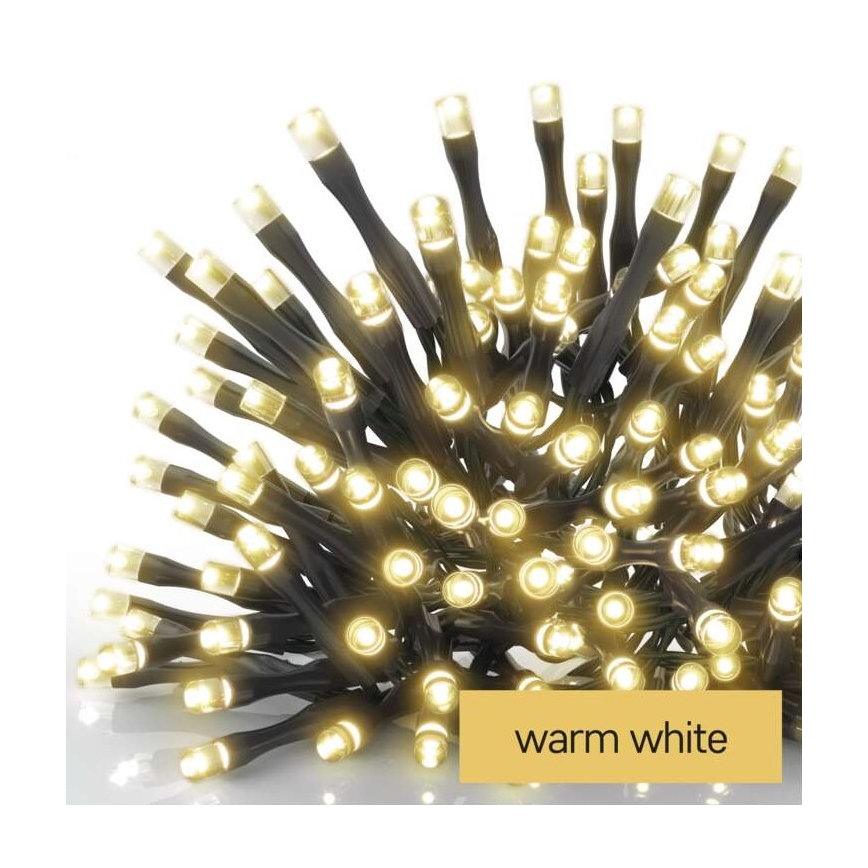 Corrente de Natal exterior LED 40xLED/3,3m IP44 branco quente