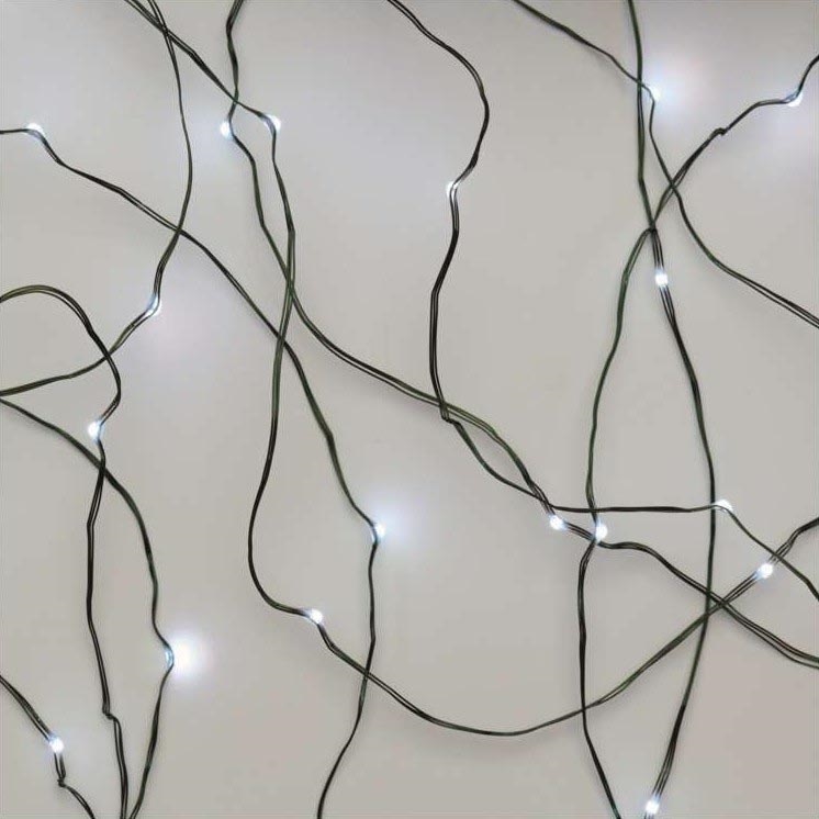 Corrente de Natal exterior LED 40xLED 9m IP44 branco frio