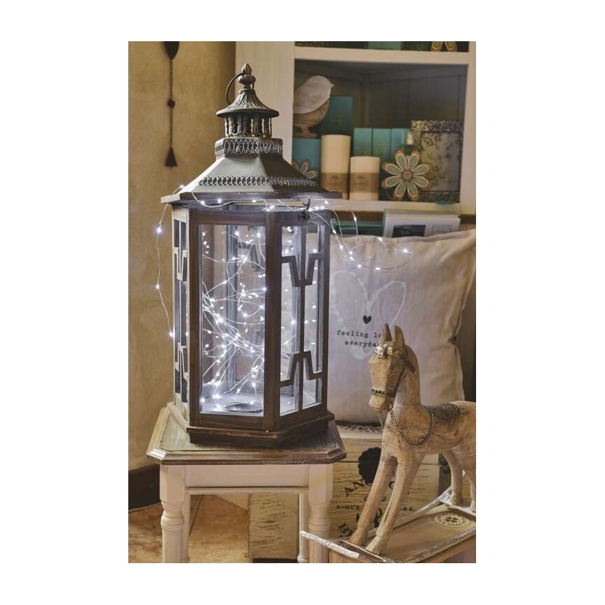 Corrente de Natal exterior LED 40xLED/9m IP44 branco frio