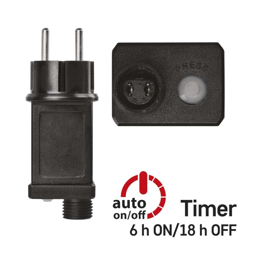 Corrente de Natal exterior LED 40xLED/9m IP44 branco frio