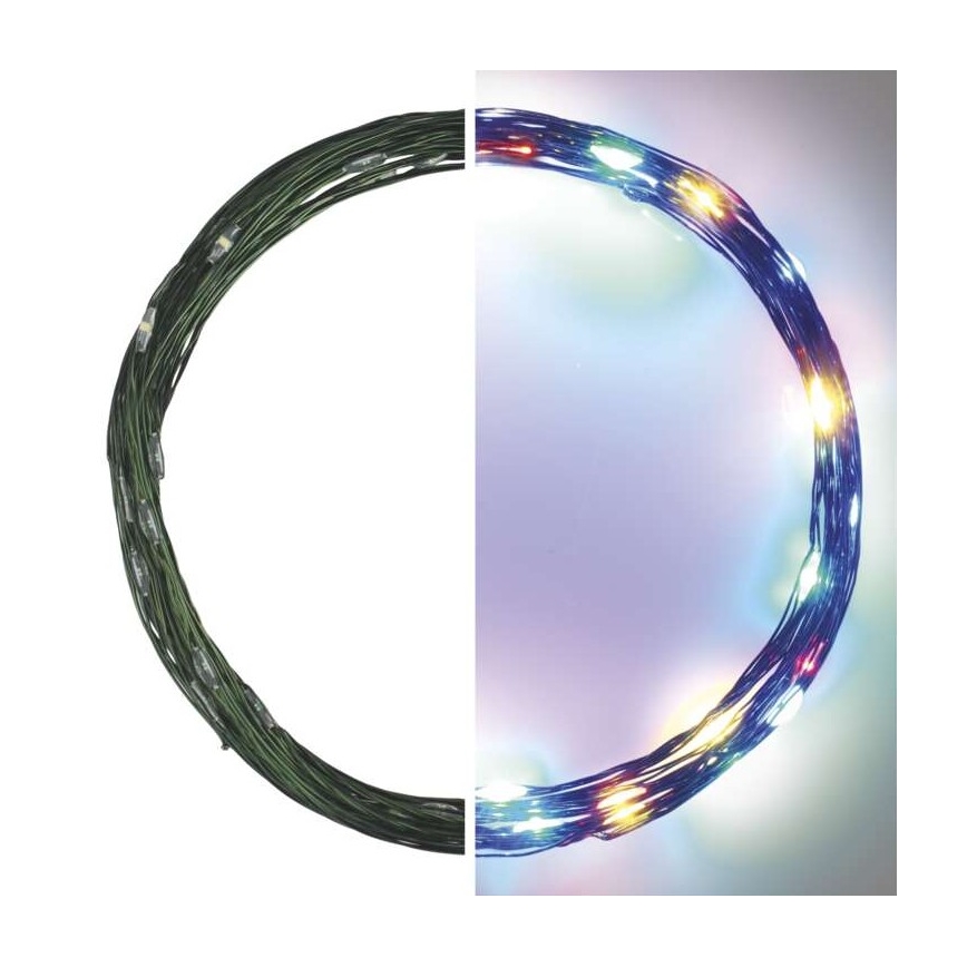 Corrente de Natal exterior LED 40xLED/9m IP44 multicolor