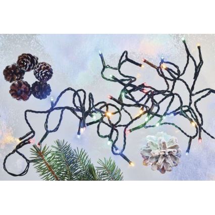 Corrente de Natal exterior LED 40xLED/9m IP44 multicolor