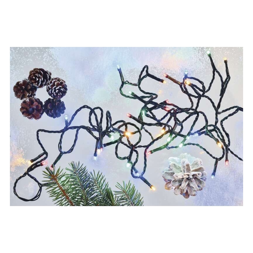 Corrente de Natal exterior LED 40xLED/9m IP44 multicolor