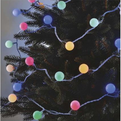 Corrente de Natal exterior LED 40xLED/9m IP44 multicolor