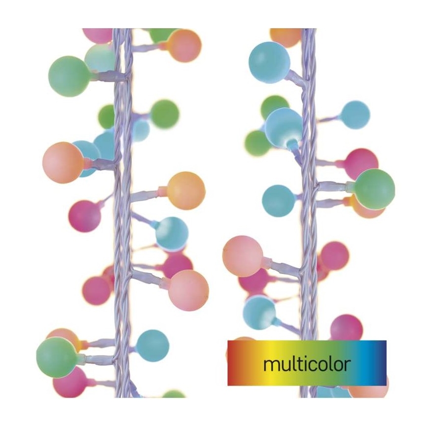 Corrente de Natal exterior LED 40xLED/9m IP44 multicolor