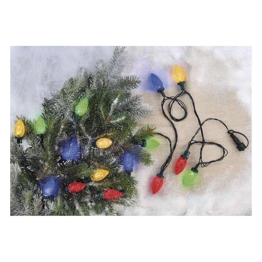 Corrente de Natal exterior LED 50xLED/8 modos 14,8m IP44 multicolor